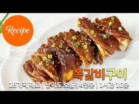 달콤 짭조름 쪽갈비구이 레시피 4인분 1시간 10분 완성 평점 4.8점(16)