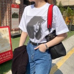 beautiful174 - 리잇*프린팅반팔티 - 코디북 리잇*프린팅반팔티