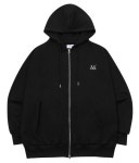 MUCENT - SIGNATURE HOOD ZIP-UP MAN (Black, Gray) 시그니처 후드 집업 남자 (블랙, 그레이) - 코디북 SIGNATURE HOOD ZIP-UP MAN (Black... 