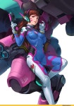 오버워치 후방주의 아침을 달리는 디바짤jpg
