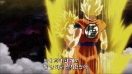 드래곤볼 슈퍼 초사이아인 블루오공 vs 전설의 초사이아인 케일