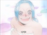 원피스남자들에게 자신의 몸매를 선보이는 나미후방주의