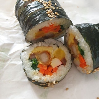 김 to the 밥 with 국물떡볶이