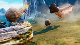 스트리트파이터5AE 지형물로 춘리 괴롭히기