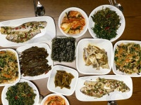 처가집에서 생일상을 받았습니다 자작장모님 에어프라이어 통닭