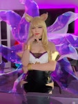 주의 KDA 아리 코스프레
