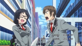 자로 남자 거시기를 체크해보는 미소녀