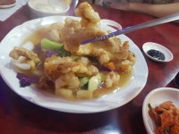 춘천 명동 중화요리 친친 탕수육과 짜장면 점심식사