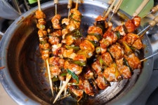 불닭맛 닭목살 꼬치 숯불구이