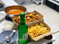 집에서 치킨 먹었습니다 성남 신흥 전국3대치킨오성통닭