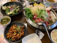 복사꽃피는집 버섯생불고기직화쭈꾸미볶음
