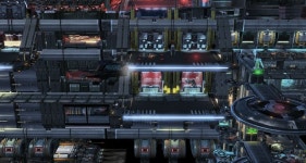 스타 2 맵에디터로 UED우주정거장 컨셉인데 아직 미완성이예요