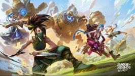 와일드리프트 오픈베타 기념 PC모바일 배경화면 공개