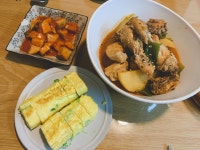 닭도리탕 계란말이