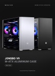 브라보텍 컴팩트한 MATX 빌드 솔루션 JONSBO V9 미니타워 케이스 출시