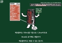 코카콜라 제로의 실제 칼로리