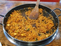 유가네 닭갈비철판볶음밥 라면사리를 먹어봤습니다
