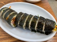 김밥천국에서 먹은 순두부찌개와 야채김밥