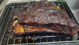 저녁으로 통갈비 바베큐를 해먹었습니다