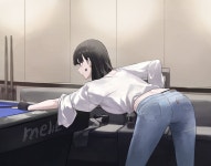 당구치는 누나