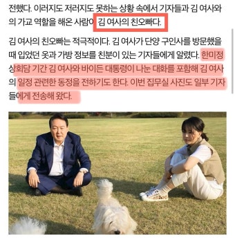 김건희 여사 의혹 수사, 친오빠 김진우씨 소환 조사 진행중