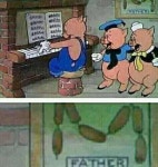 아기돼지 삼형제 만화에 아빠가 안나오는 이유
