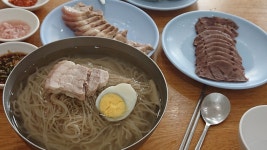 평양냉면 대체 무슨맛으로 먹나요