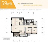 신축 59형은 안방제외한 방들이 많이 작음