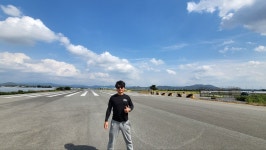 알천알 구매후 윌리하러 비행 활주로 다녀왔습니다