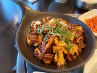쭈꾸미제육과 된장찌개