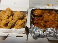 치킨마루 후라이드 양념