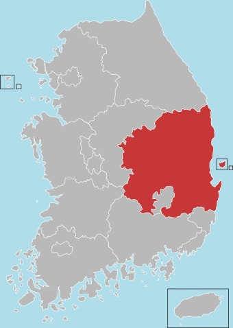 경상북도 vs 강원도