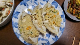 어버이날겸 돌잔치겸 꽃게찜 꽃게라면