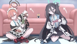 블루아카 네루와 아리스