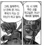 조로가 루피의 선장의 위엄을 생각해주는 이유류 甲