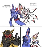 가면라이더 크로스세이버랑 기츠나인이 싸우면 누가이김