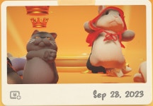 파티 애니멀즈 오늘 하면서 델 잘 찍은 거