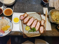 아내랑 먹고온 오사카 돈까스 만제