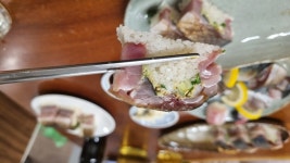 고등어 봉초밥과 하이볼