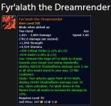 와우 용군단 꿈 절단기 피랄라스 공개 496 양손 도끼