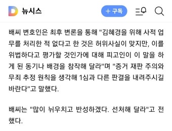 경기도 법카 유용 김혜경 측근 배씨에 2심서도 징역 1년 구형... 게시판 경기도 법카 유용 김혜경 측근 배씨에 2심서도 징역 1년 구형 | 정치유머...