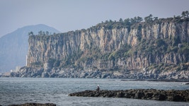 서귀포 중문 예래포구 박수기정
