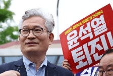 송영길 백발 됨