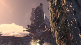 기록보관소 가는 길에 시계탑에 뭐가 있나요