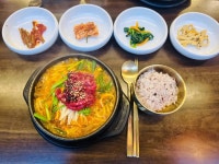 동해 묵호 한우육회 짬뽕국밥 비비소