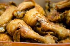 보드람 치킨 튀기는데 5분 배달하는데 30분