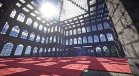 마인크래프트스압 3년만에 완성한 11 수정궁 스크린샷 모음