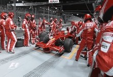 F1 경기 중에 나타난 아나콘다jpgif