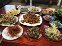 외삼촌댁에서 먹은 한끼