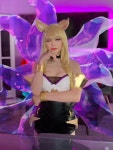 주의 KDA 아리 코스프레